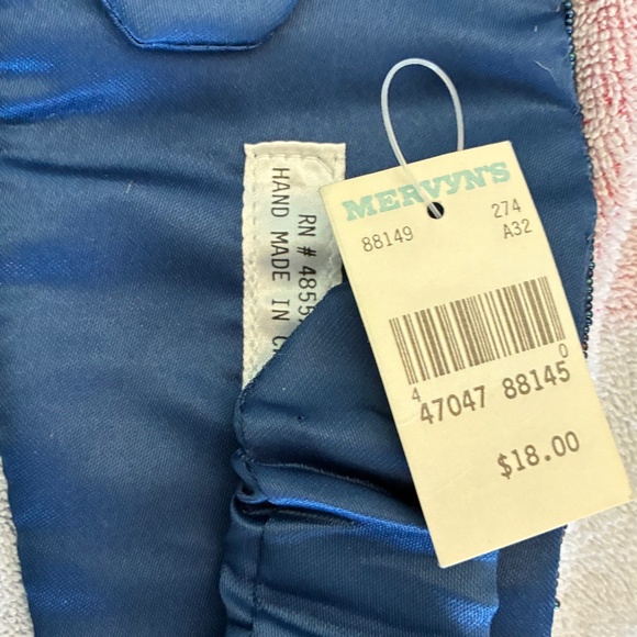 Vintage 80s Fully Beaded Cocktail Formal Maximalist Lined Waist Belt OS New wtag - Picture 7 of 16